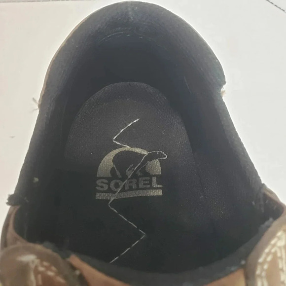 Sorel Mens Brown  Steel Toe Work Shoes,Size 9. - Picture 6 of 13